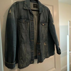 Zara oversized jeans jacket